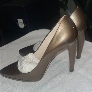 Prada Copper/Brown High Heels with Pointed Toe